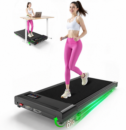 AvenloFit Under Desk Treadmill with 6% Incline and brushless Motor